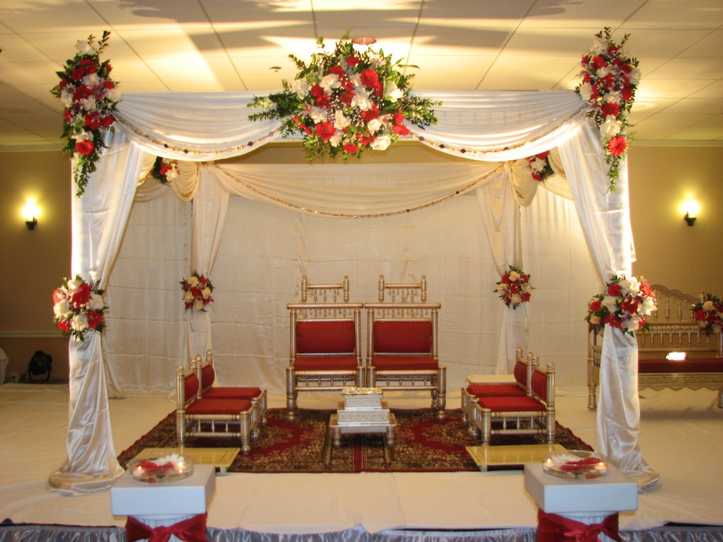 Pittsburgh wedding mandap decorations decor - Pittsburgh mandap rental and design